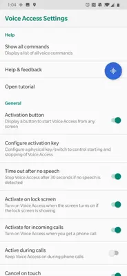 Voice Access android App screenshot 2