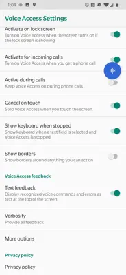 Voice Access android App screenshot 7